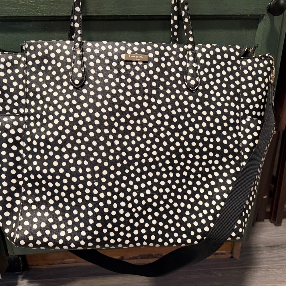 Kate Spade New York Polka Dot Large Tote Diaper Bag Brand New Condition